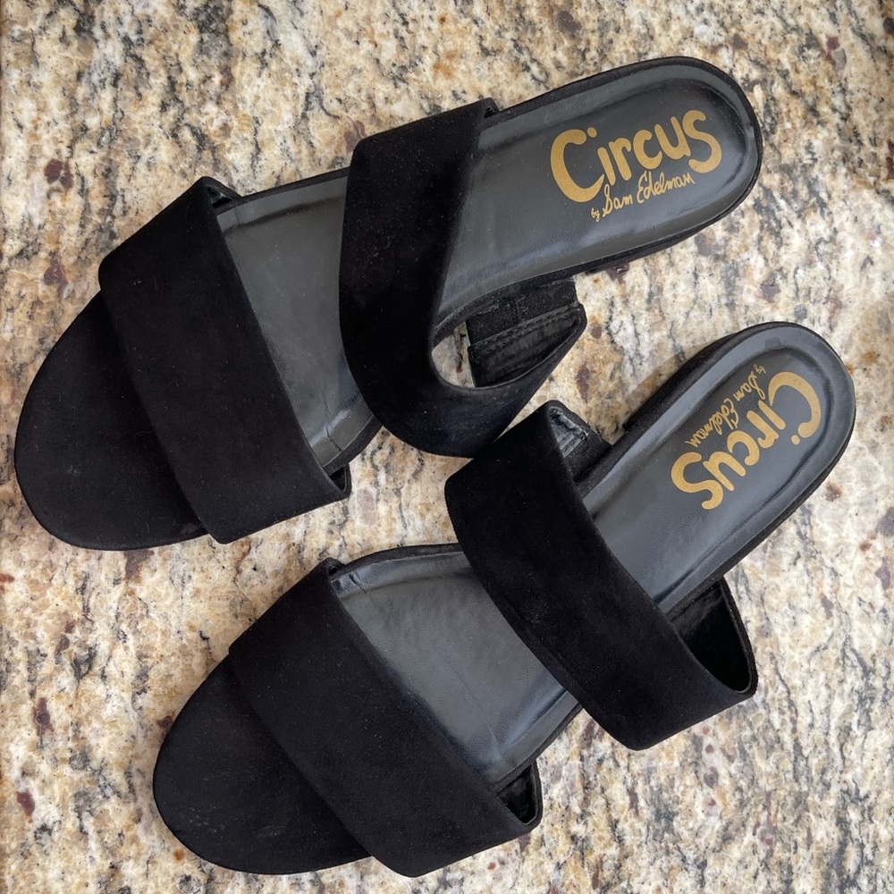 Sam Edelman Sandals US 8.5 Black Double Strap